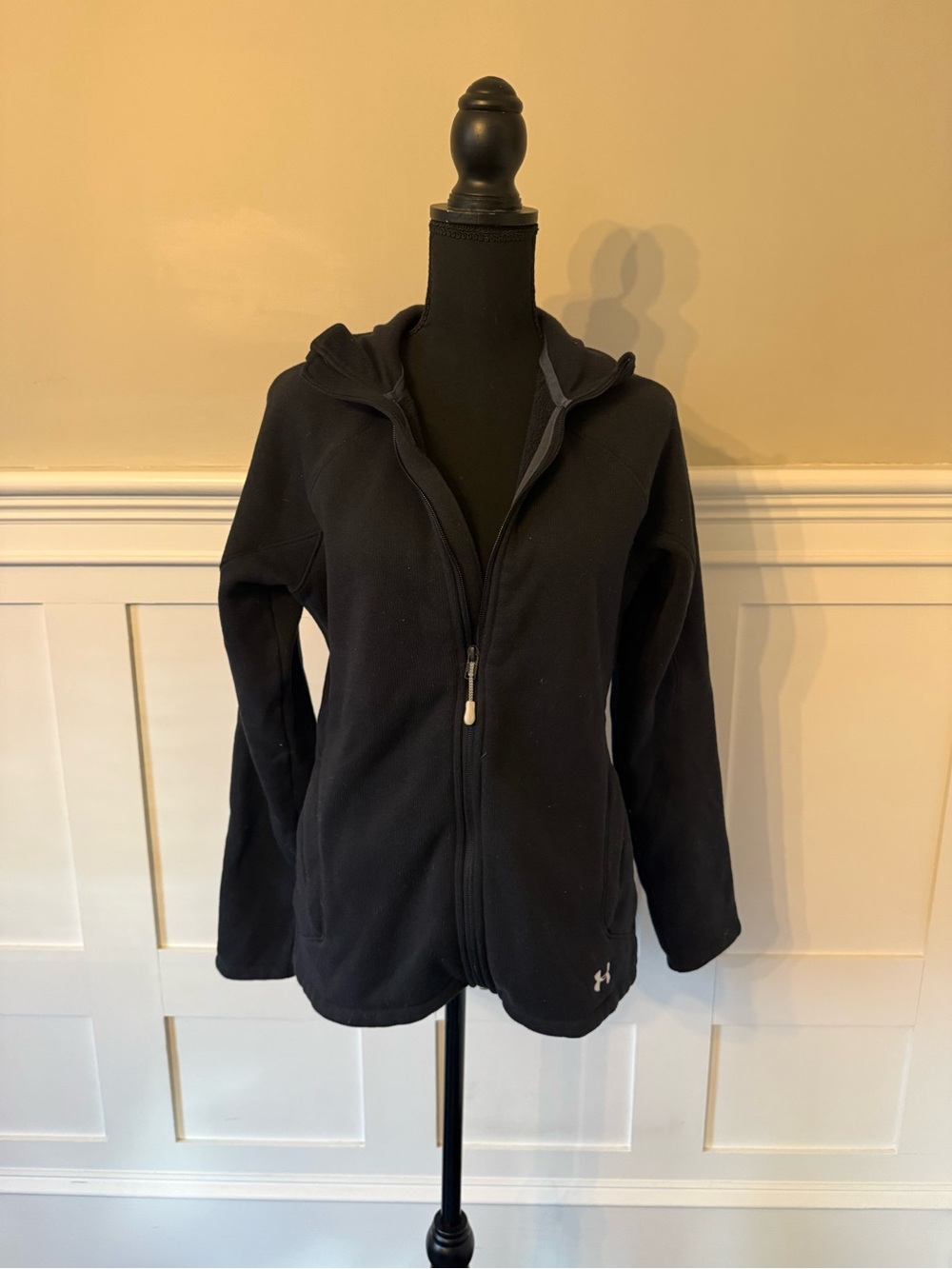 Under Armour Women's Black Hooded Zip Jacket